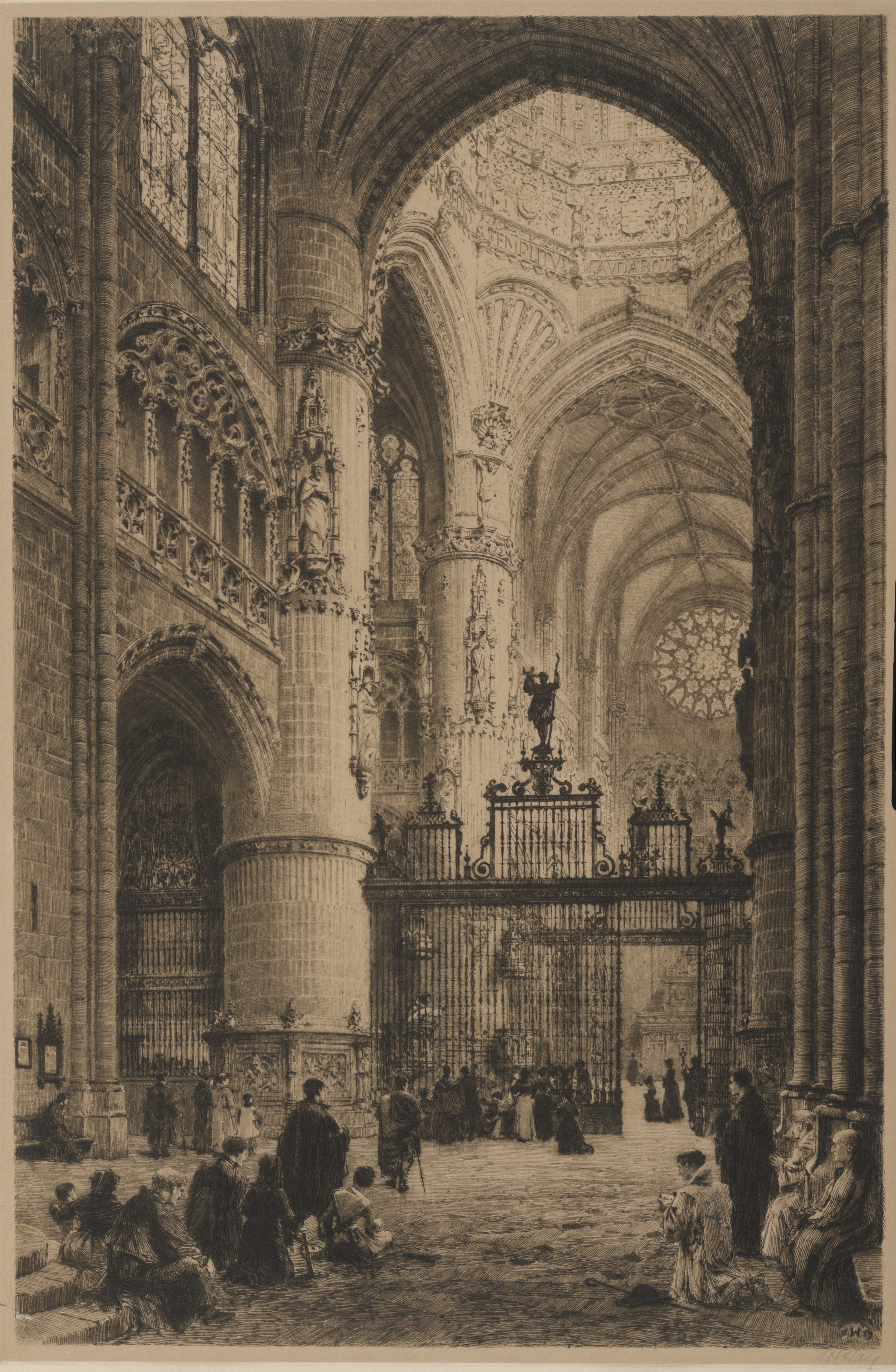 Interior Of Cathedral Of Burgos