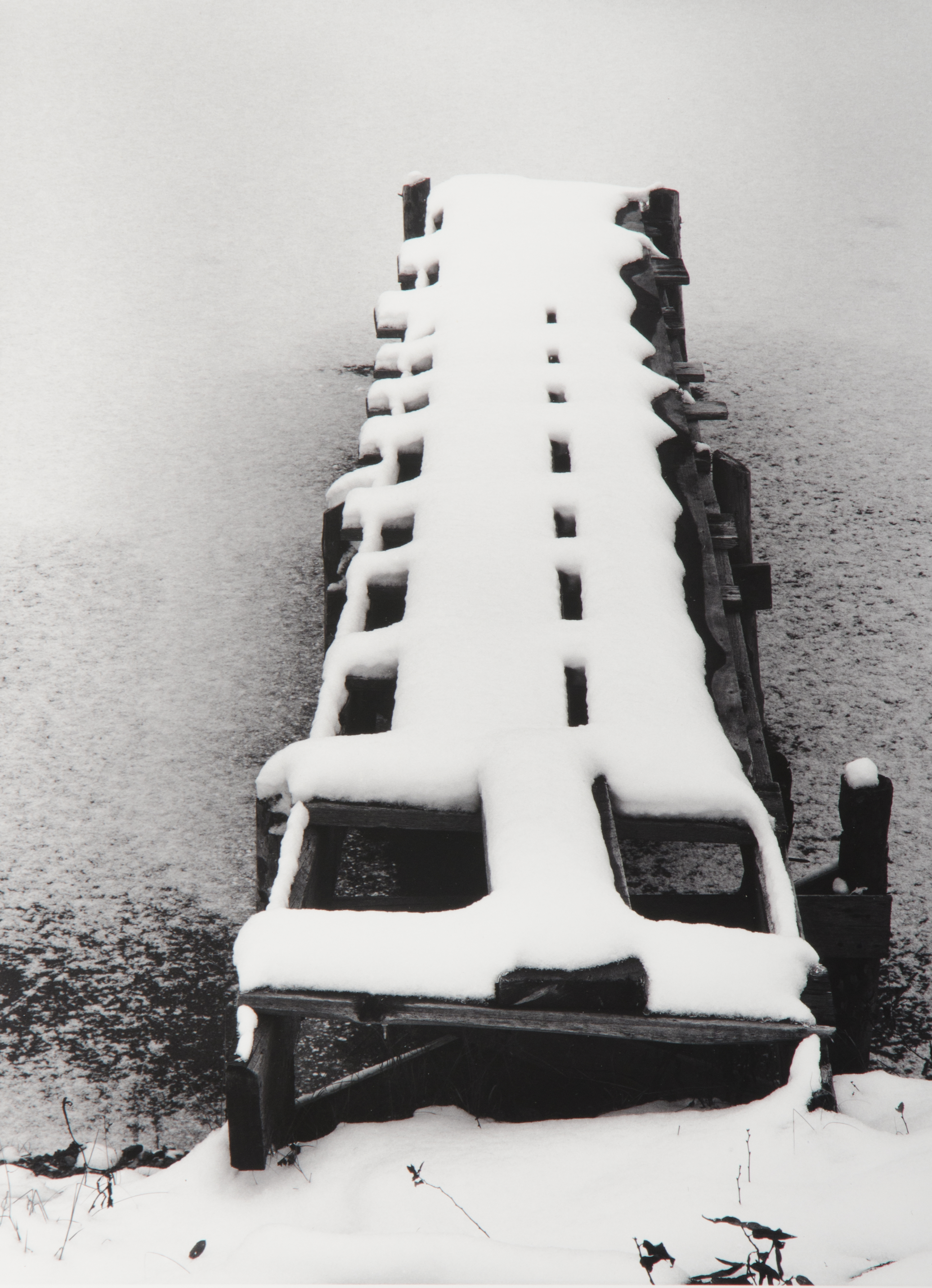 Dock in Snow, Vermont, 1971 from the Jupiter Portfolio