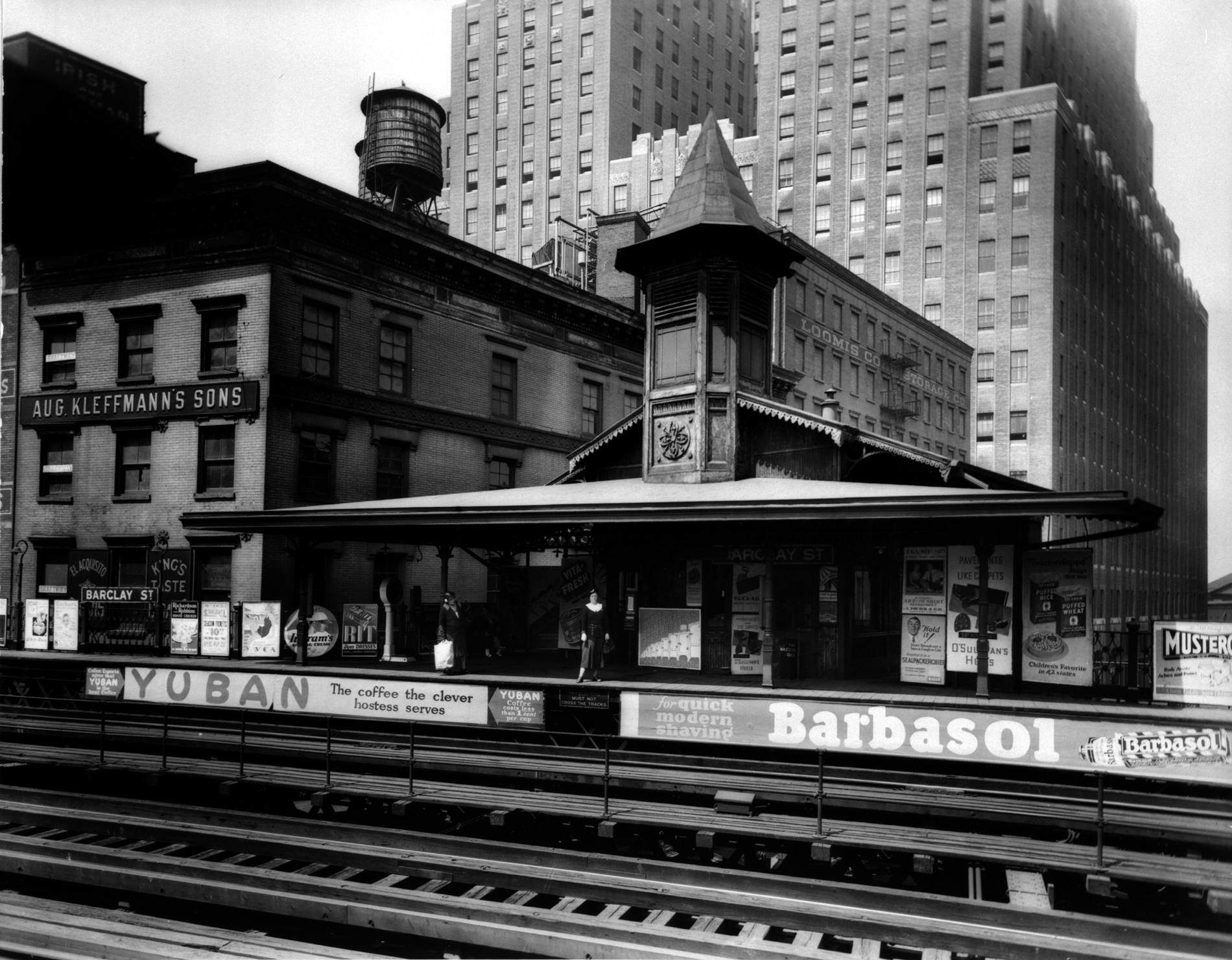 Barclay Street Elevated Station