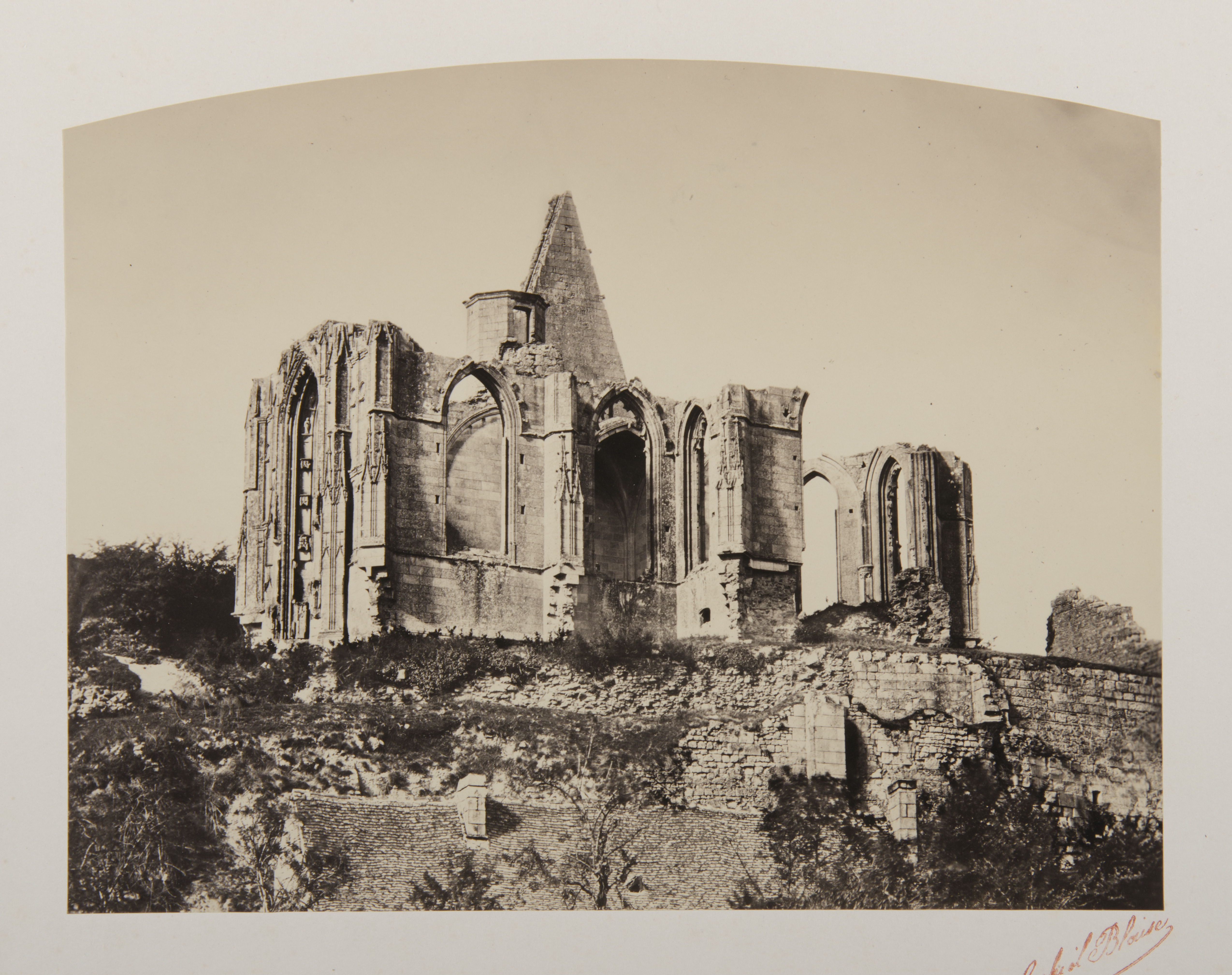 Untitled [view of ruined cathedral]