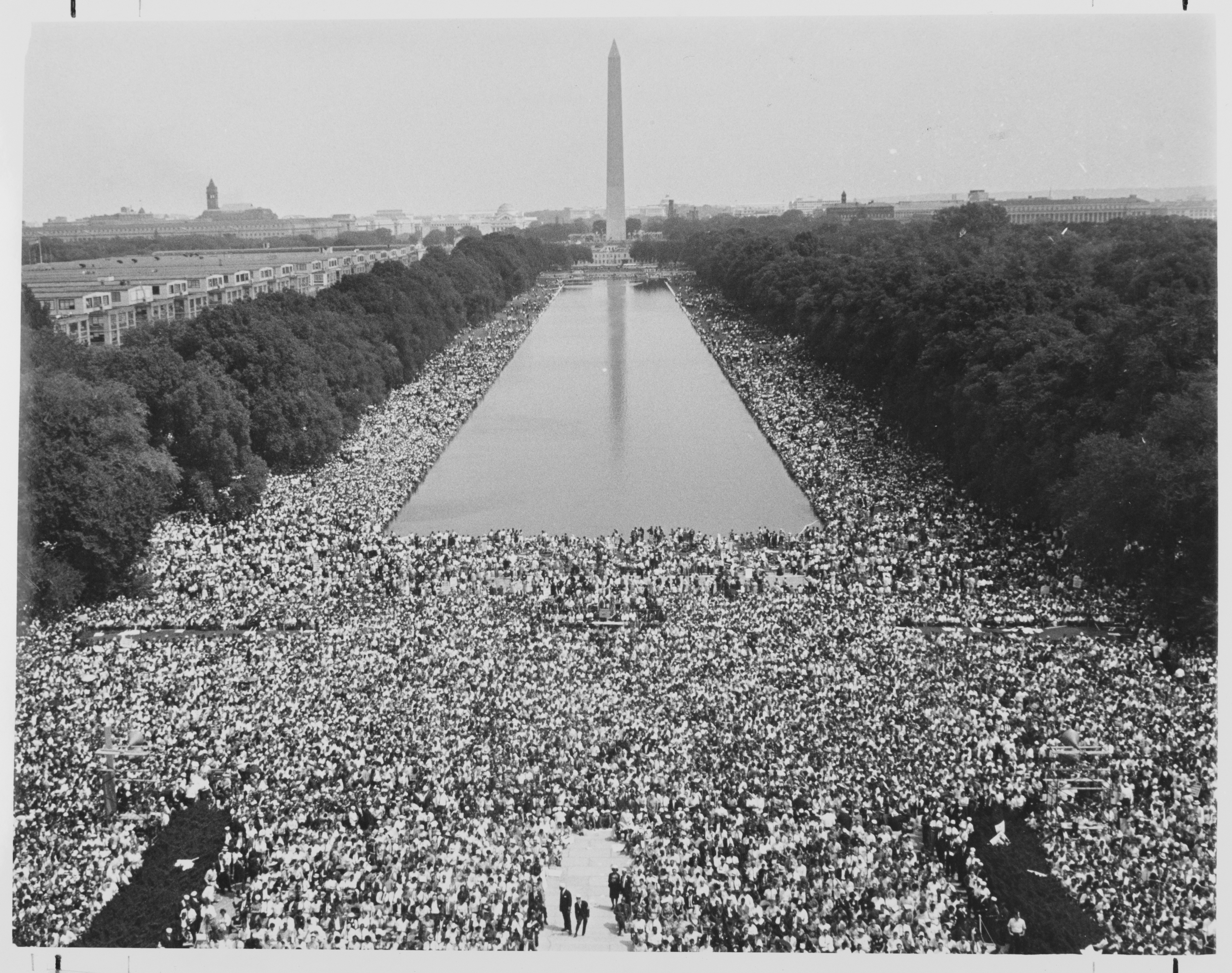 Civil Rights March (View from Lincoln Memorial)