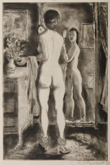 Nude Before A Mirror