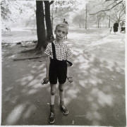 Child with a Toy Hand Grenade in Central Park, N.Y.C.