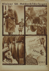 Kleiner SA - Heldenbilderbogen (Small picture sheet of SA heroes)