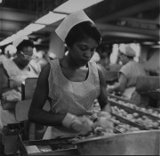 Untitled [Worker at Campbell Soup plant]
