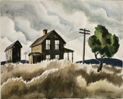 Untitled [Farmhouse and out building]