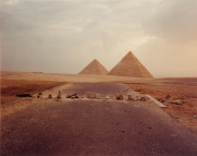 Road Blockade and Pyramids