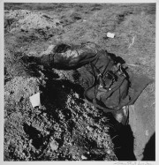 Fallen German Soldier near Belfort, France, in World War II
