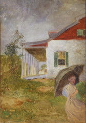 Untitled [woman with parasol]