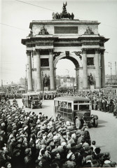 Reception for foreign dignitaries, Triumph Arch, near Belarus Station, Moscow