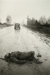 Soldier in the Road, Smolensk Front, 10 Minutes from Moscow