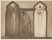 Untitled (triptych with Sultan and two women), from The Rubaiyat of Omar Khayyam