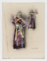Costume Drawing for the Akron Rubber Ball: Source of Power (Female)