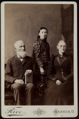 Portrait of Young Girl with Older Couple