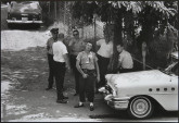 The Clarksdale, Mississippi, police pose for a photograph as ministers from the National Council of Churches march to the local church