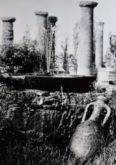 Ruins with amphora, Velleja Romana, Italy