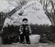 My Goodness! I wonder what Johnny could be wishing for? At the Children's Zoo, Bronx, NY