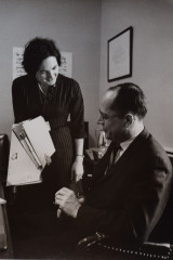 Special Assistant to the President Frederick G. Dutton with White House secretary Nanci Hogan