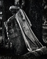 Leaning figure, cemetery, Jacksonville