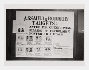 A criminal want list, Harlem, NYC