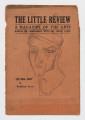 The Little Review/ Sketch of Male Head on Magazine