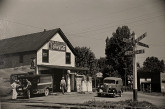 General Store and Railroad Crossing, Atlanta, May 1949