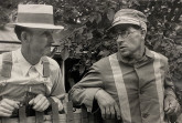 Spectators, County Fair, Central Ohio, August 1938