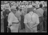 Spectators, County Fair, Central Ohio, August 1938