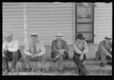 Spectators at Farm Auction, New Carlisle, Summer, 1938