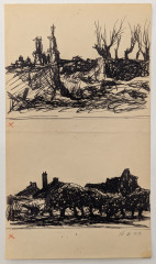 Untitled [Sketchbook of drawings in France]