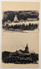 Untitled [Sketchbook of drawings in France]