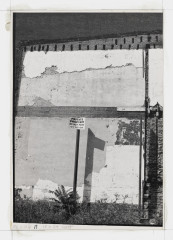 Untitled [Private Property Sign in Front of Wall]