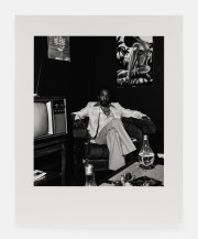 Untitled [Man Seated with Television]