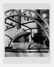 Two Papago Indians in Carnival Coaster, Tucson, Arizona
