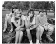 (l. to r.) Tina, Ashley, Lerrynn, and Stevie Hummel, mother and children, Norton, Ohio